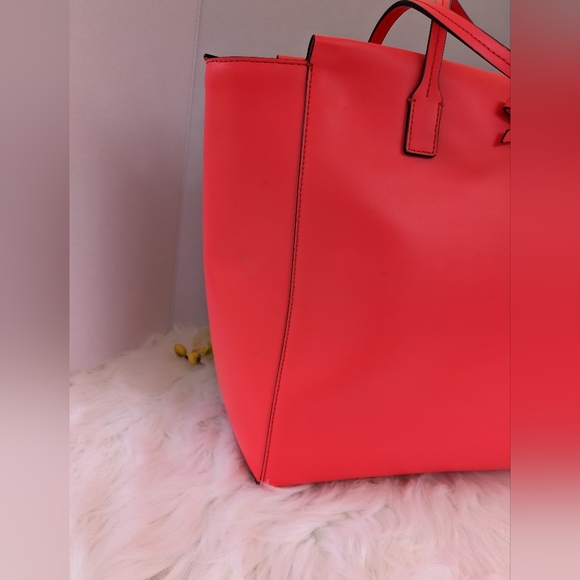 KATE SPADE GORGEOUS CORAL LARGE TOTE BAG EUC, Beautiful color! - Picture 2 of 15